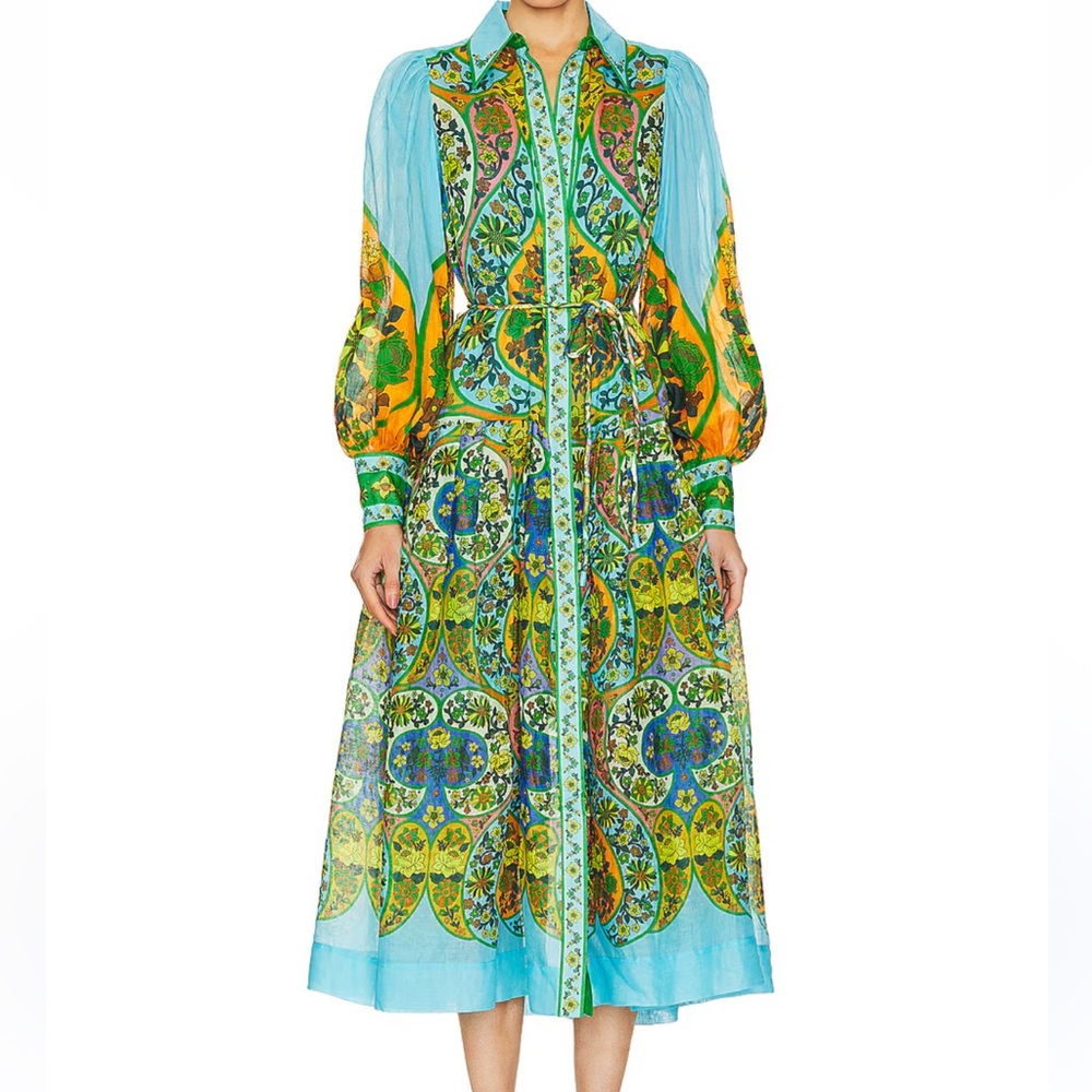 Alemais Sofie shirt dress